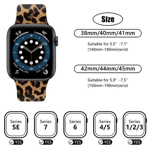 NWT Leopard print Apple watch band - Picture 2 of 5